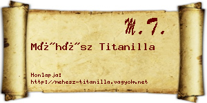 Méhész Titanilla névjegykártya